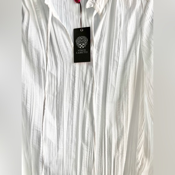 VINCE CAMUTO Women's Split Neck Long-Sleeve Top - Picture 4 of 6